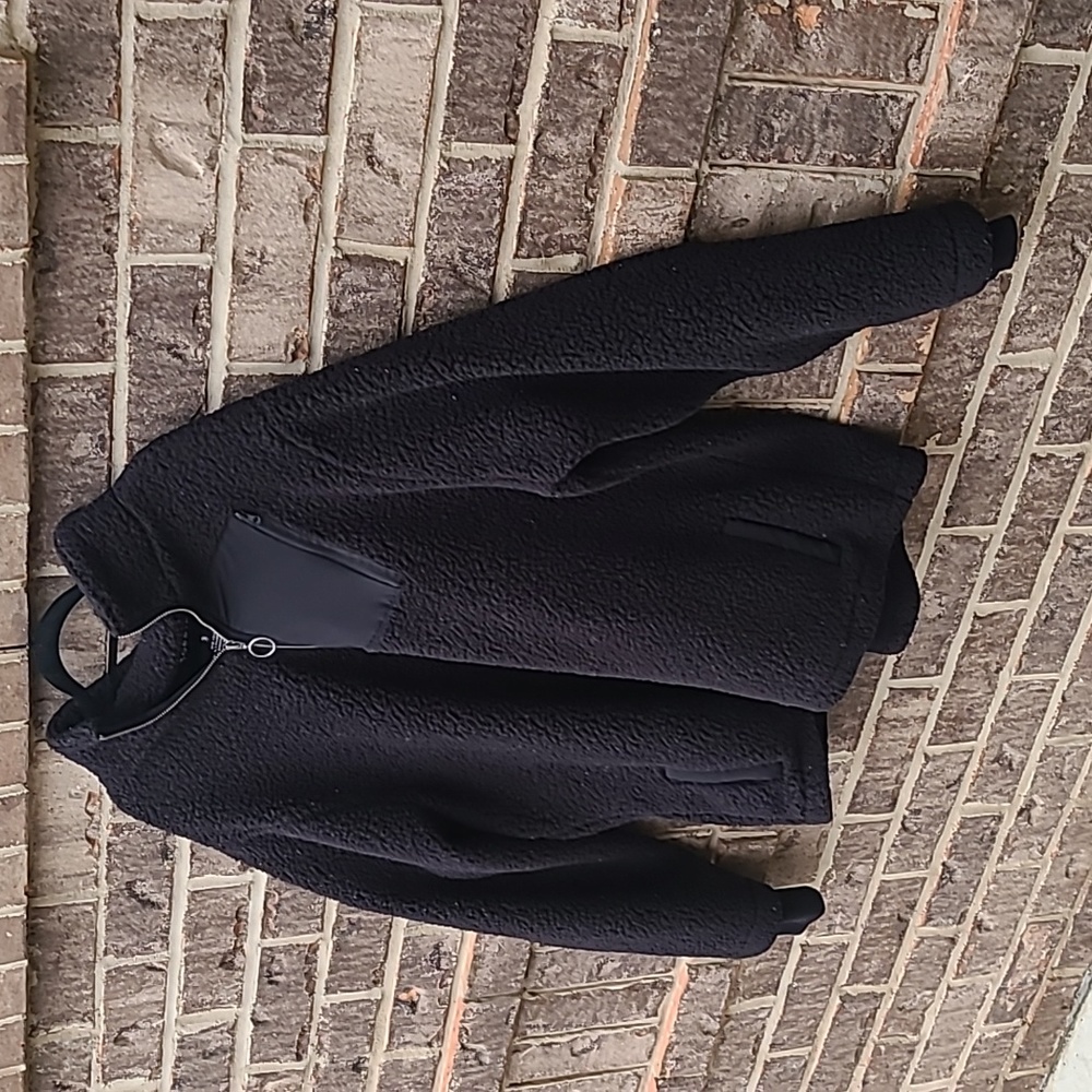 Torrid Active Black Sherpa Jacket Size 3 - image 2